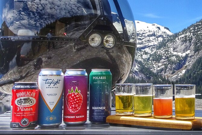 Backcountry Beer Tasting Heli-Tour & Landing (Depart SKY Hangar) - The 1-Hour Helicopter Experience Above Vancouver’s Coast and Mountains