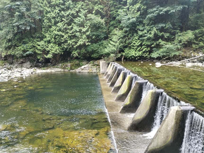 CAPILANO BR+GROUSE Mtn+STANLEY P+DAM+LAKE+HATCHERY/CAR/9in1 - Start by Lions Gate Bridge: the scenic warm-up that pays off