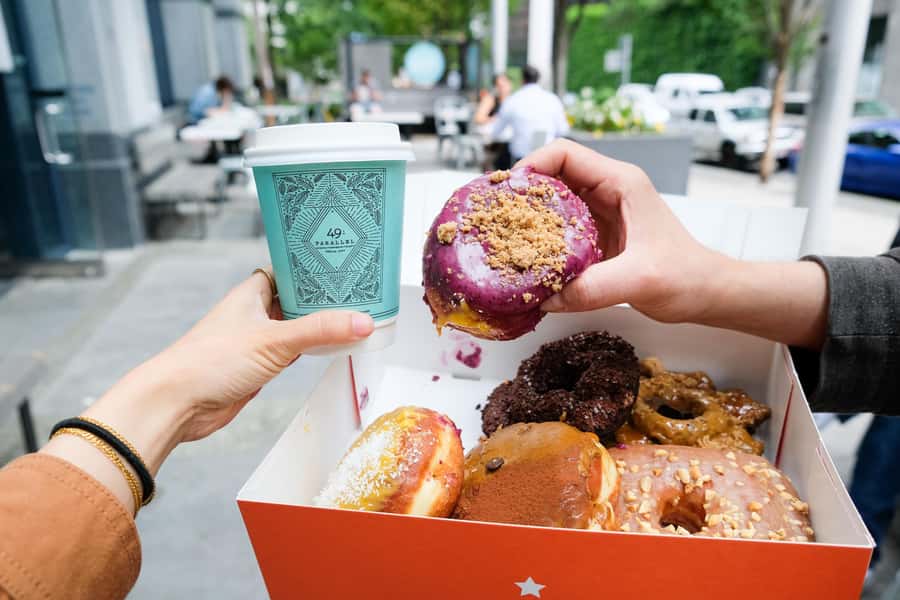 Downtown Vancouver Donut Adventure by Underground Donut Tour - Breka Bakery and Downtown strolling: more classics, less waiting
