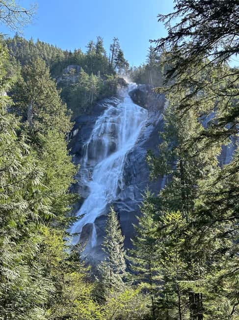 From Vancouver: Sea to Sky Gondola and Whistler Village Tour - Shannon Falls National Park: waterfall power and the glacier connection