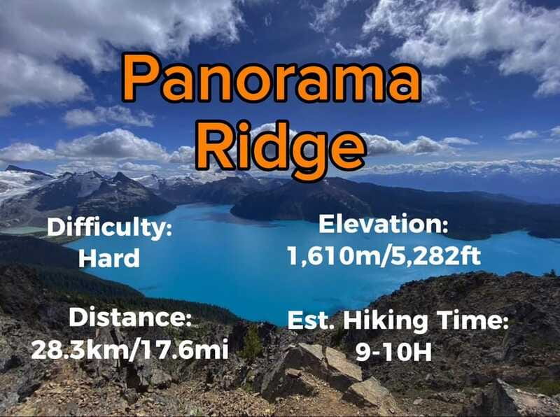 Garibaldi Park/ Panorama Ridge/ Hiking Day Trip - Wildflower meadows, streams, and changing scenery: the “never get bored” advantage