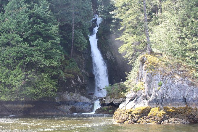 Granite Falls Zodiac Tour by Vancouver Water Adventures - Silver Falls on the return: a short stop with a big payoff