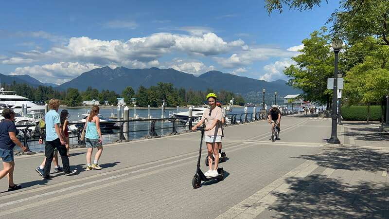 Great Vancouver EUC & E-scooters loop tour - Weather and comfort: rain or shine is part of the deal