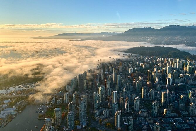 Helicopter Tour of Vancouver City (Depart SKY Hangar) - Lions Gate Bridge flyover: iconic, and also surprisingly meaningful