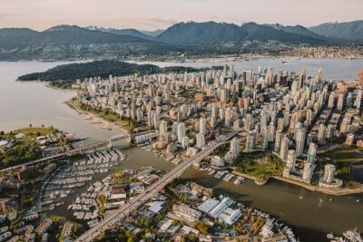 Helicopter Tour of Vancouver City (Depart SKY Hangar) - Downtown Vancouver from above: the waterfront hits different