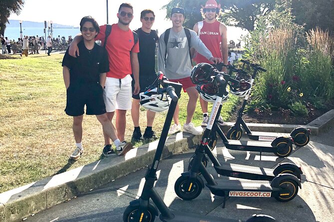 Stanley Park Seawall E-scooter Rental with Self Guided map - Price and What Feels Like Value for $44.90