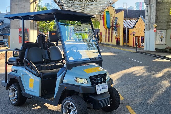 Street Legal Golf Cart Rentals in Vancouver - Gastown, Robson, and Davie: A Neighborhood Day at Human Speed