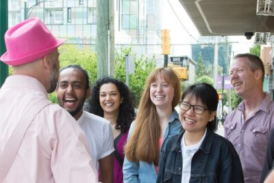 The Really Gay History Tour in Vancouver, Canada - Meet at Burrard, then follow the story west (Trees Organic to Jim Deva Plaza)