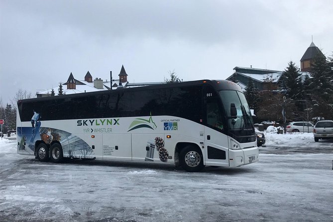 Vancouver Airport to-or-from Whistler or Squamish by Bus (Single trip) - Price and what you get for $59.08
