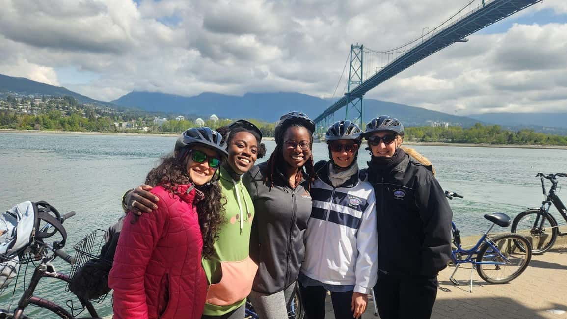 Vancouver: City Bike Tour | E-Bike Upgrade Avail. | 4-Hours - English Bay Beach: a classic stop for photos and coastal mood