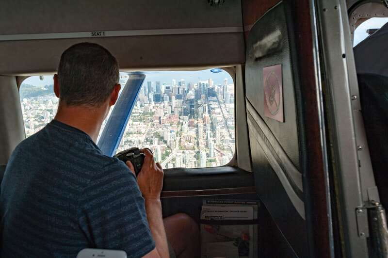 Vancouver: Extended Scenic Panorama Seaplane Tour - North Shore and Coast Mountains: snow-capped views when skies cooperate