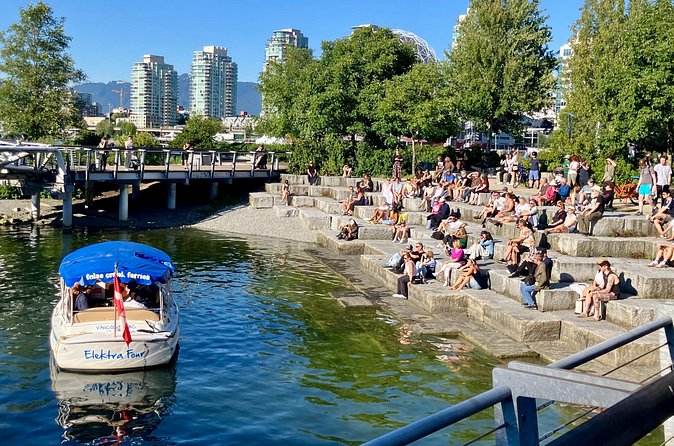 Vancouver False Creek Ferry Tour - English Bay views near the western end