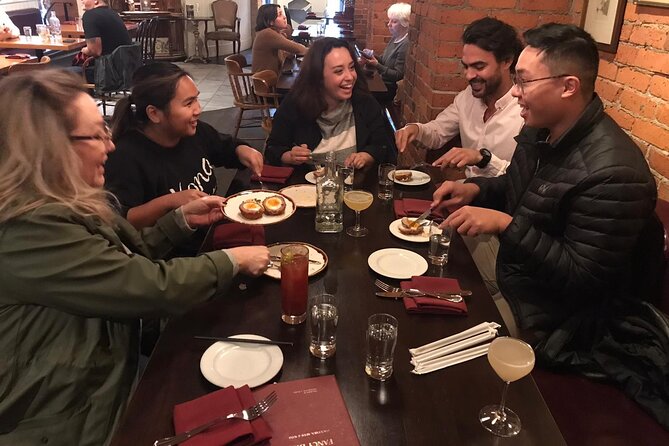 Vancouver Food Tour with 6 Tastings of Sushi, Chocolate, and more - Maple Tree Squares and the Steam Clock: two quick stops with a purpose