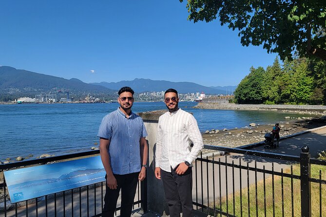 Vancouver Half Day City Tour Private - English Bay and the Coast Icons: Wind, Beach Energy, and Small Sculptures