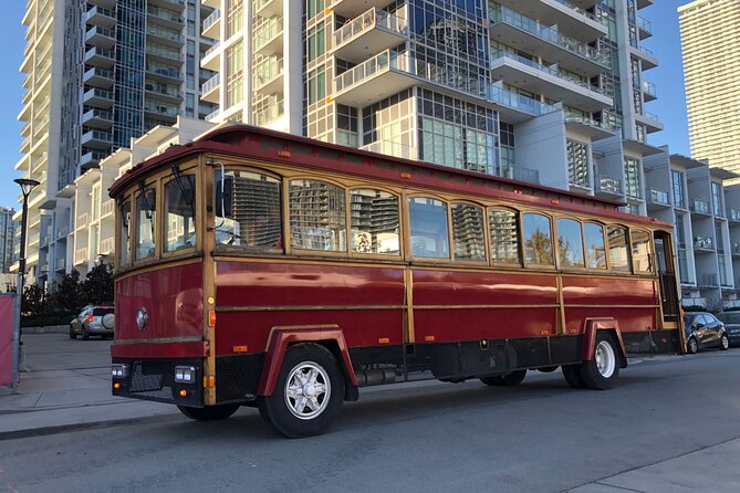 Vancouver Hop On Hop Off Trolley Tour - Canada Place and West Hastings: starting with harbor views