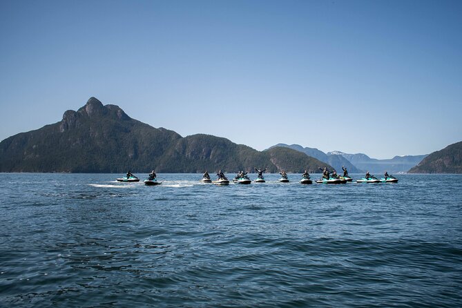 Vancouver Jet Ski Tour to Bowen Island (4 Hours) - Horseshoe Bay views: ferries, mountains, and that Howe Sound feel