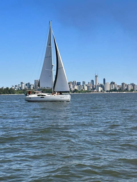 Vancouver: Mosquito Creek and English Bay Sailboat Cruise - Under sail: the Lions Gate Bridge moment and the islands you can spot