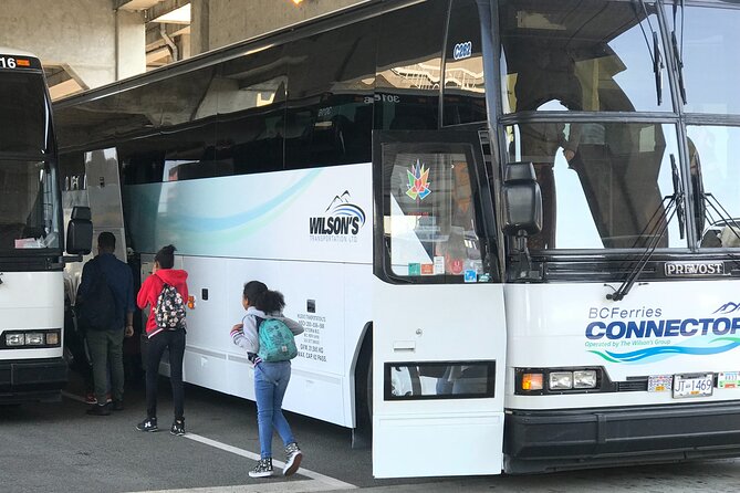 Vancouver to Victoria - Vancouver Airport (YVR) Pickup - Coach Bus Transfer - Swartz Bay to Victoria: Capital City Station Near the Empress