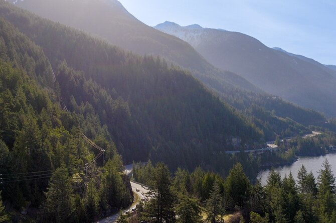 Vancouver to Whistler Private Self Guided Audio Tour - Squamish + Shannon Falls Provincial Park: waterfalls and granite, close together