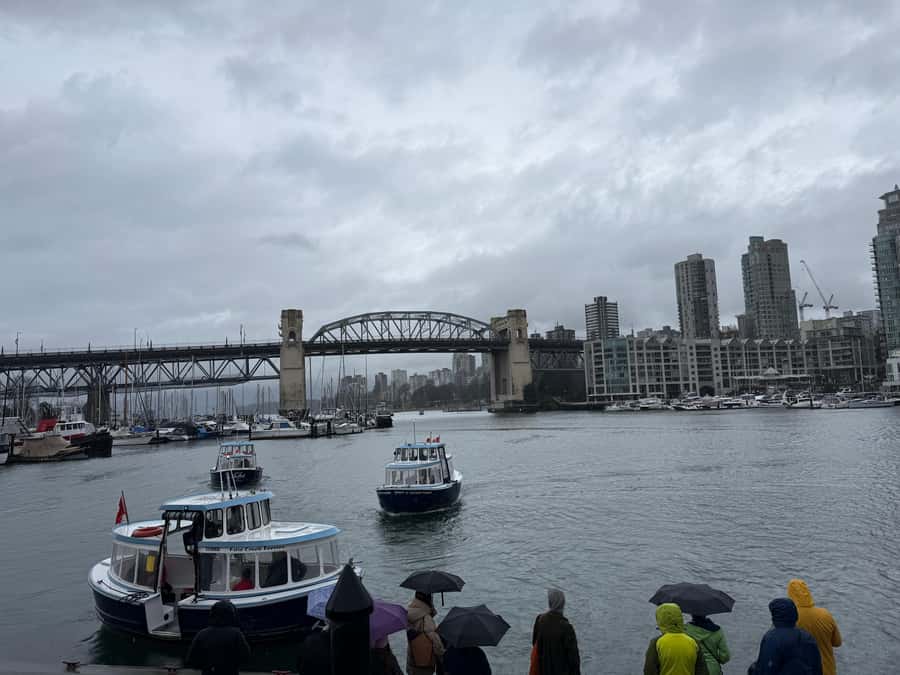 Vancouver Tour/Car/Grandville Island/Queen Elizabeth/China T - Gastown’s Steam Clock walk and Canada Place: the waterfront payoff