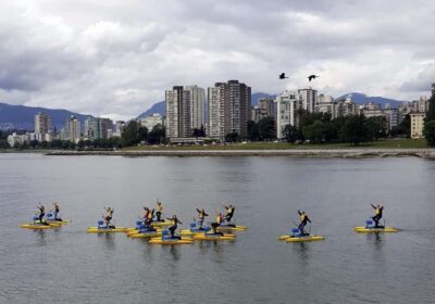 Vancouver: Water Bike Rental in False Creek - Meeting at Vanier Park: the blue tent start matters more than you think